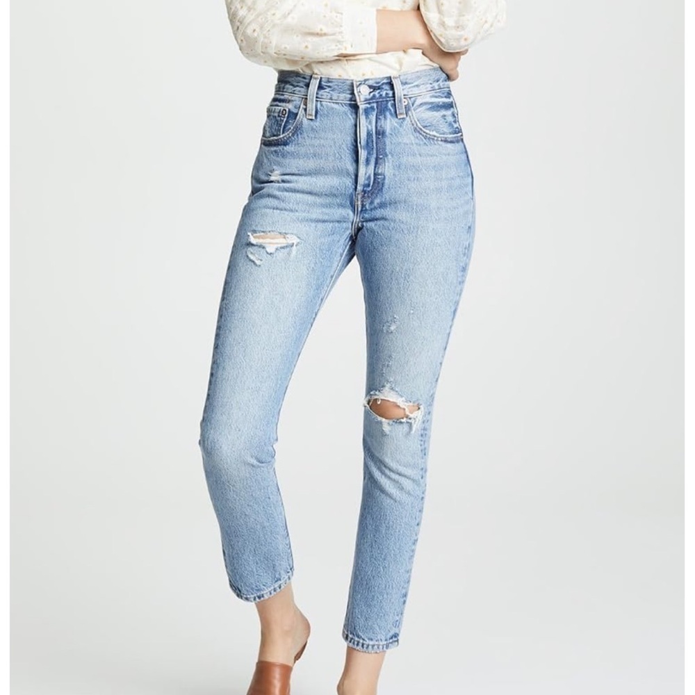 LEVI’S WOMENS PREMIUM 501 SKINNY JEANS SIZE US 25